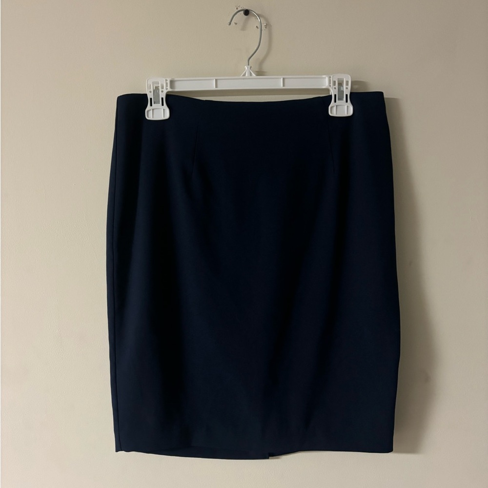 Kenar Navy Blue Pencil Skirt Size 6 Classic Workwear Staple